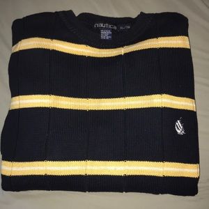 Nautica men’s sweater striped xl